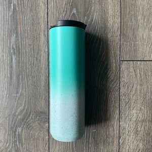 Starbucks blue and white ombré hot cup